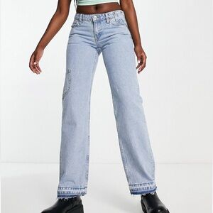 Weekday low rise jeans